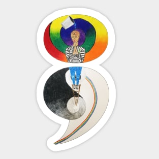 Semicolon Sticker